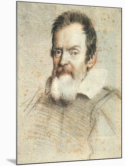 Galileo Galilei (1564-1642)-Ottavio Leoni-Mounted Giclee Print