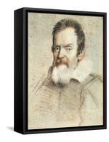 Galileo Galilei (1564-1642)-Ottavio Leoni-Framed Stretched Canvas