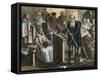 Galileo Galilei before the Holy Office-Albert Chereau-Framed Stretched Canvas
