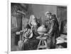 Galileo Galilei Demonstrates His Astronomical Theories to a Monk-Felix Parra-Framed Photographic Print