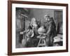 Galileo Galilei Demonstrates His Astronomical Theories to a Monk-Felix Parra-Framed Photographic Print