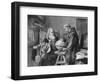 Galileo Galilei Demonstrates His Astronomical Theories to a Monk-Felix Parra-Framed Photographic Print