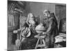 Galileo Galilei Demonstrates His Astronomical Theories to a Monk-Felix Parra-Mounted Photographic Print