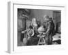 Galileo Galilei Demonstrates His Astronomical Theories to a Monk-Felix Parra-Framed Premium Photographic Print