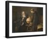 Galileo Galilei Demonstrating His New Astronomical Theories at the University of Padua-Felix Parra-Framed Giclee Print