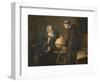 Galileo Galilei Demonstrating His New Astronomical Theories at the University of Padua-Felix Parra-Framed Giclee Print