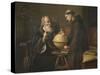 Galileo Galilei Demonstrating His New Astronomical Theories at the University of Padua-Felix Parra-Stretched Canvas