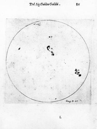 Galileo's Observation of Sunspots, 1613