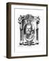 Galileo Galilei, Italian Astronomer and Mathematician, Early 17th Century-Francesco Villamena-Framed Giclee Print