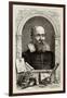 Galileo Galilei, Italian Astronomer-Science Source-Framed Giclee Print