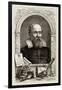 Galileo Galilei, Italian Astronomer-Science Source-Framed Giclee Print