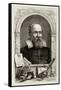 Galileo Galilei, Italian Astronomer-Science Source-Framed Stretched Canvas