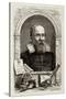 Galileo Galilei, Italian Astronomer-Science Source-Stretched Canvas