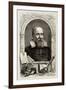 Galileo Galilei, Italian Astronomer-Science Source-Framed Giclee Print