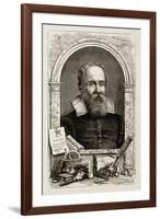 Galileo Galilei, Italian Astronomer-Science Source-Framed Giclee Print