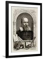 Galileo Galilei, Italian Astronomer-Science Source-Framed Giclee Print