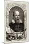 Galileo Galilei, Italian Astronomer-Science Source-Mounted Giclee Print