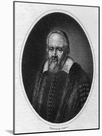 Galileo Galilei, Italian Astronomer-null-Mounted Art Print