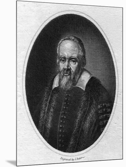 Galileo Galilei, Italian Astronomer-null-Mounted Art Print