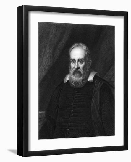 Galileo Galilei, Italian Astronomer-Robert Hart-Framed Art Print