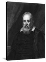 Galileo Galilei, Italian Astronomer-Robert Hart-Stretched Canvas