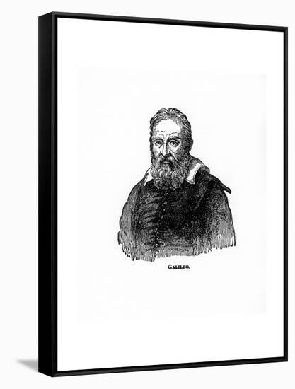 Galileo Galilei, Italian Physicist, Astronomer, and Philosopher-null-Framed Stretched Canvas