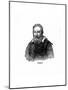 Galileo Galilei, Italian Physicist, Astronomer, and Philosopher-null-Mounted Giclee Print