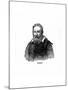Galileo Galilei, Italian Physicist, Astronomer, and Philosopher-null-Mounted Giclee Print