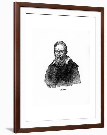 Galileo Galilei, Italian Physicist, Astronomer, and Philosopher-null-Framed Giclee Print