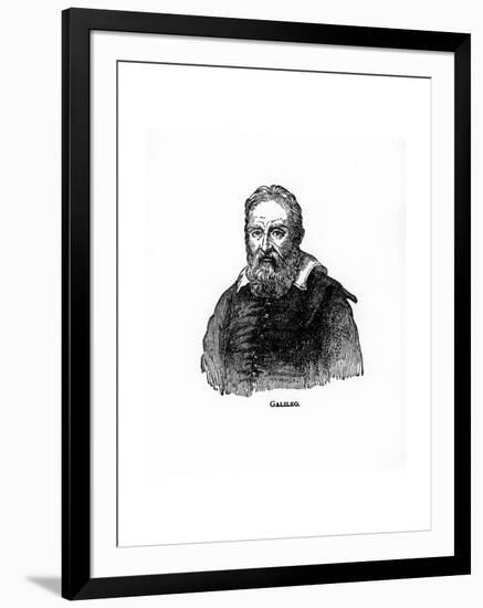 Galileo Galilei, Italian Physicist, Astronomer, and Philosopher-null-Framed Giclee Print