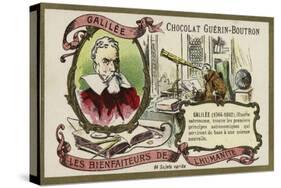 Galileo Galilei, Italian Physicist, Mathematician and Astronomer-null-Stretched Canvas