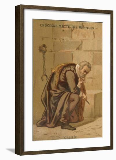 Galileo Galilei, Italian Physicist, Mathematician and Astronomer-null-Framed Giclee Print