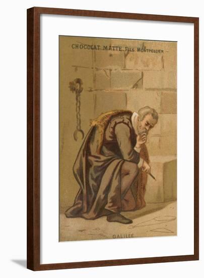 Galileo Galilei, Italian Physicist, Mathematician and Astronomer-null-Framed Giclee Print