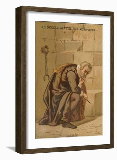 Galileo Galilei, Italian Physicist, Mathematician and Astronomer-null-Framed Giclee Print