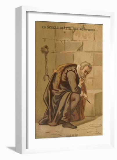 Galileo Galilei, Italian Physicist, Mathematician and Astronomer-null-Framed Giclee Print