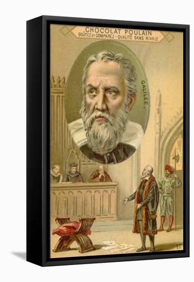 Galileo Galilei, Italian Physicist, Mathematician and Astronomer-null-Framed Stretched Canvas