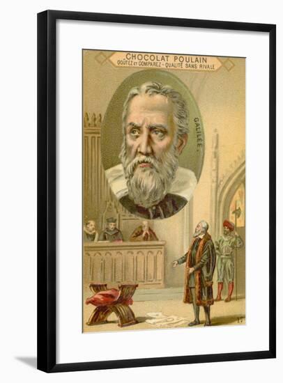 Galileo Galilei, Italian Physicist, Mathematician and Astronomer-null-Framed Giclee Print