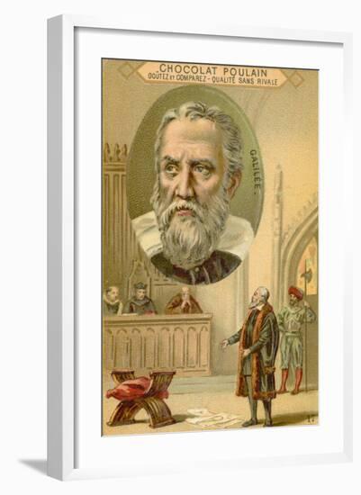 Galileo Galilei, Italian Physicist, Mathematician and Astronomer-null-Framed Giclee Print