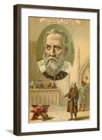 Galileo Galilei, Italian Physicist, Mathematician and Astronomer-null-Framed Giclee Print