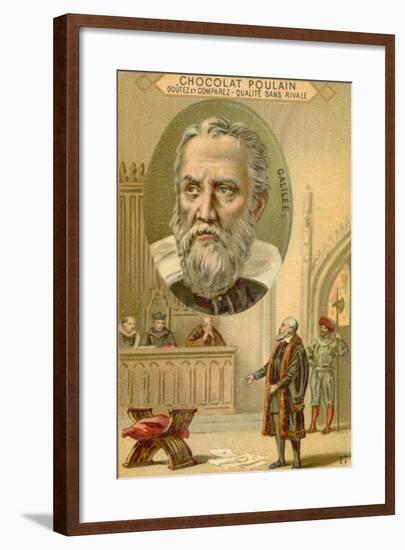 Galileo Galilei, Italian Physicist, Mathematician and Astronomer-null-Framed Giclee Print