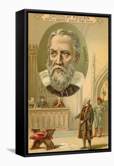 Galileo Galilei, Italian Physicist, Mathematician and Astronomer-null-Framed Stretched Canvas