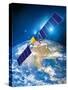 Galileo Navigation Satellite-Detlev Van Ravenswaay-Stretched Canvas