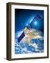 Galileo Navigation Satellite-Detlev Van Ravenswaay-Framed Photographic Print