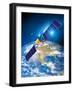 Galileo Navigation Satellite-Detlev Van Ravenswaay-Framed Photographic Print