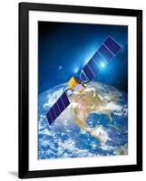 Galileo Navigation Satellite-Detlev Van Ravenswaay-Framed Photographic Print