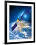 Galileo Navigation Satellite-Detlev Van Ravenswaay-Framed Photographic Print