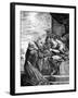 Galileo Presenting His Telescope to the Muses, 1655-56-null-Framed Giclee Print