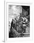 Galileo Presenting His Telescope to the Muses, 1655-56-null-Framed Giclee Print