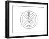 Galileo's Diagram of the Copernican System of the Universe-Galileo Galilei-Framed Giclee Print