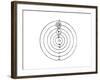 Galileo's Diagram of the Copernican System of the Universe-Galileo Galilei-Framed Giclee Print